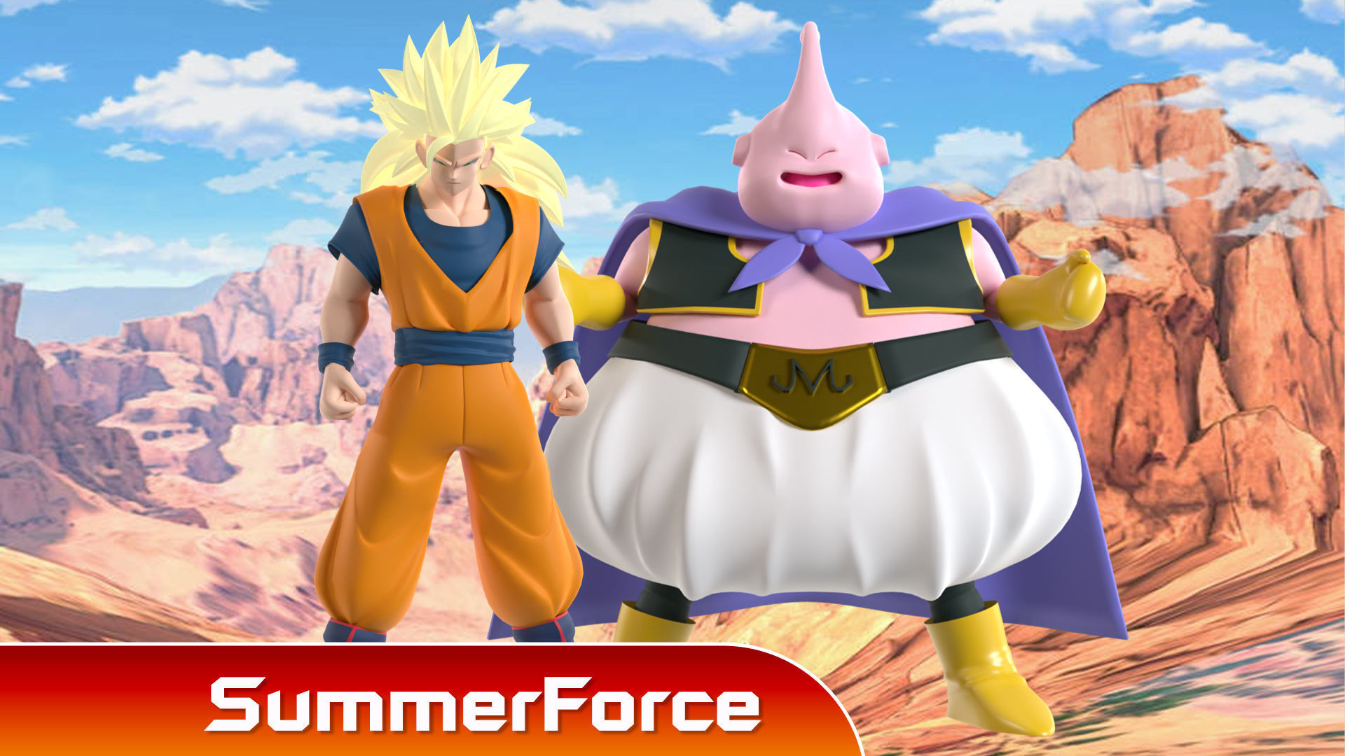 Majin Buu - Dragonball 3D model_3