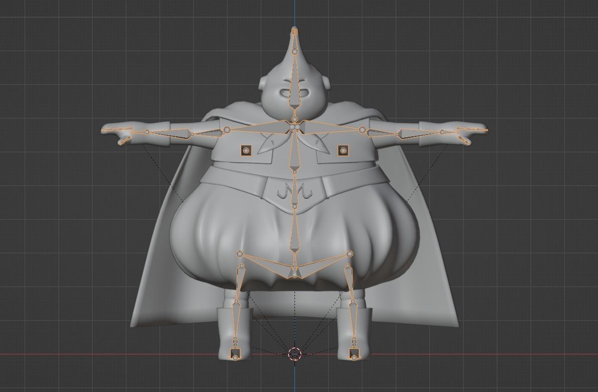 Majin Buu - Dragonball 3D model_14