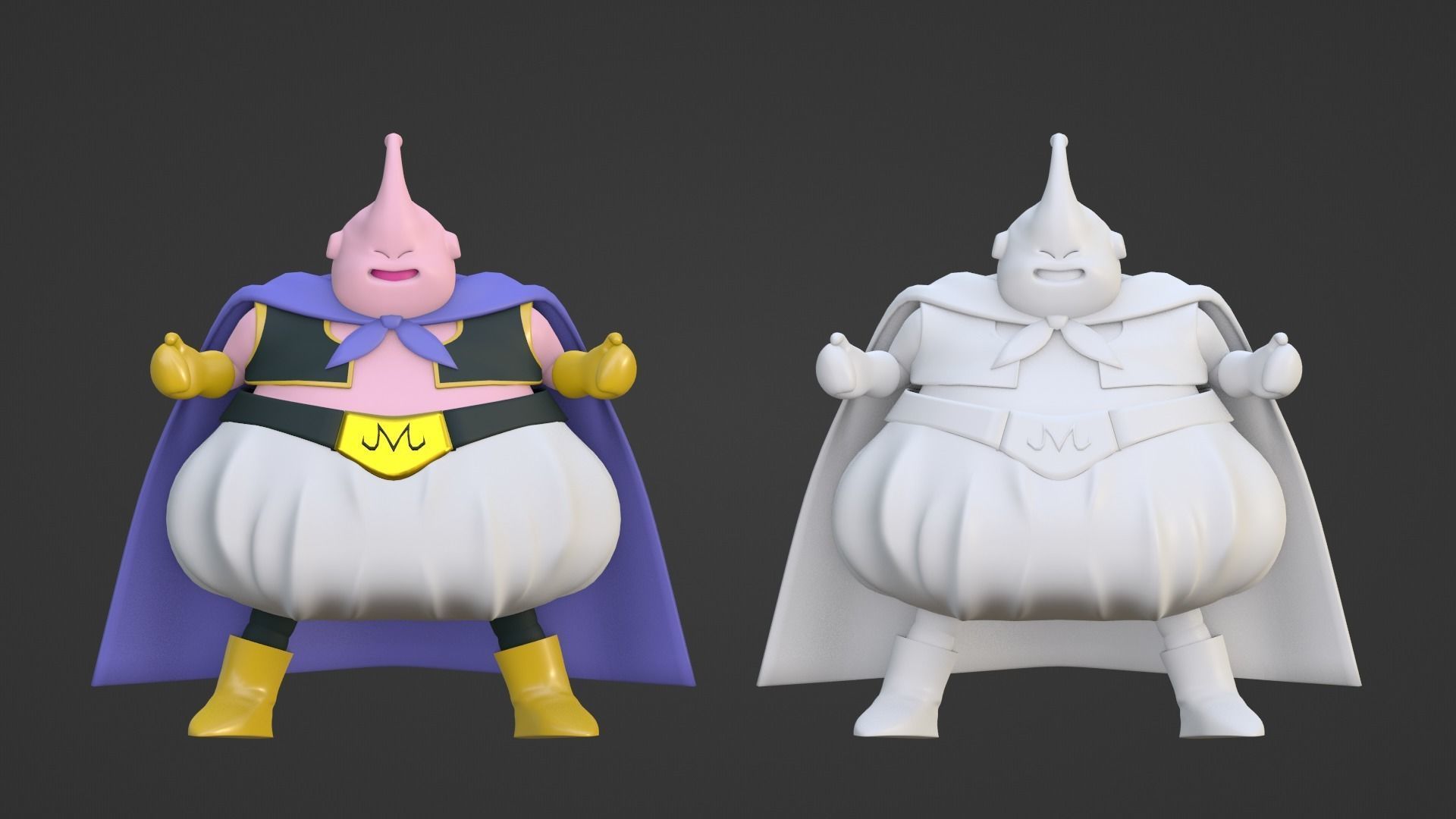 Majin Buu - Dragonball 3D model_16