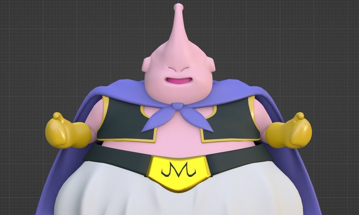 Majin Buu - Dragonball 3D model_8