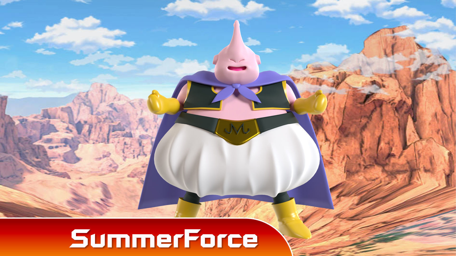 Majin Buu - Dragonball 3D model_2