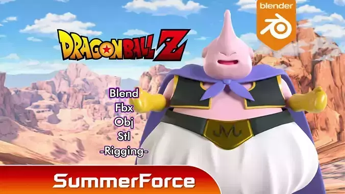 Majin Buu - Dragonball 3D model