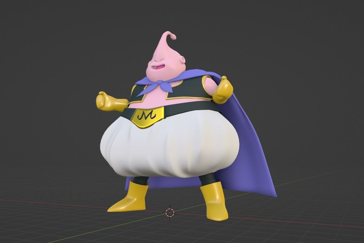 Majin Buu - Dragonball 3D model_5
