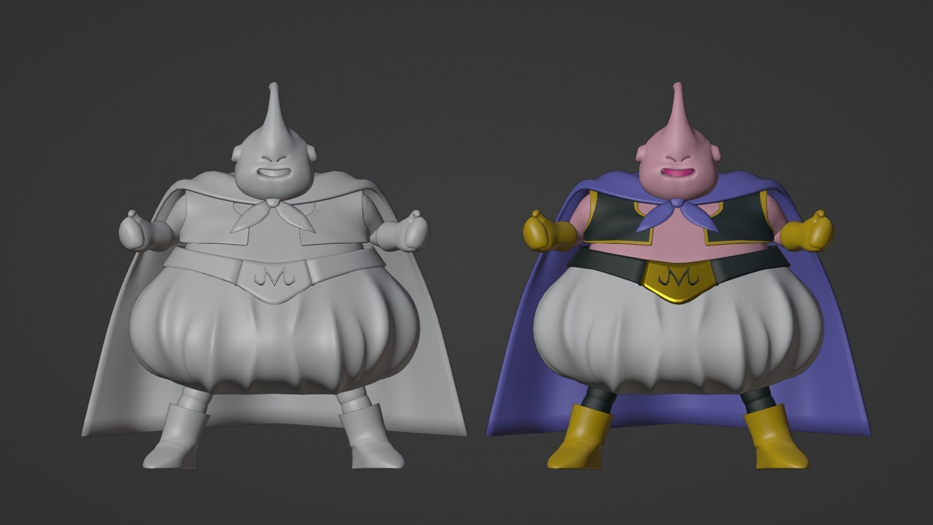 Majin Buu - Dragonball 3D model_18