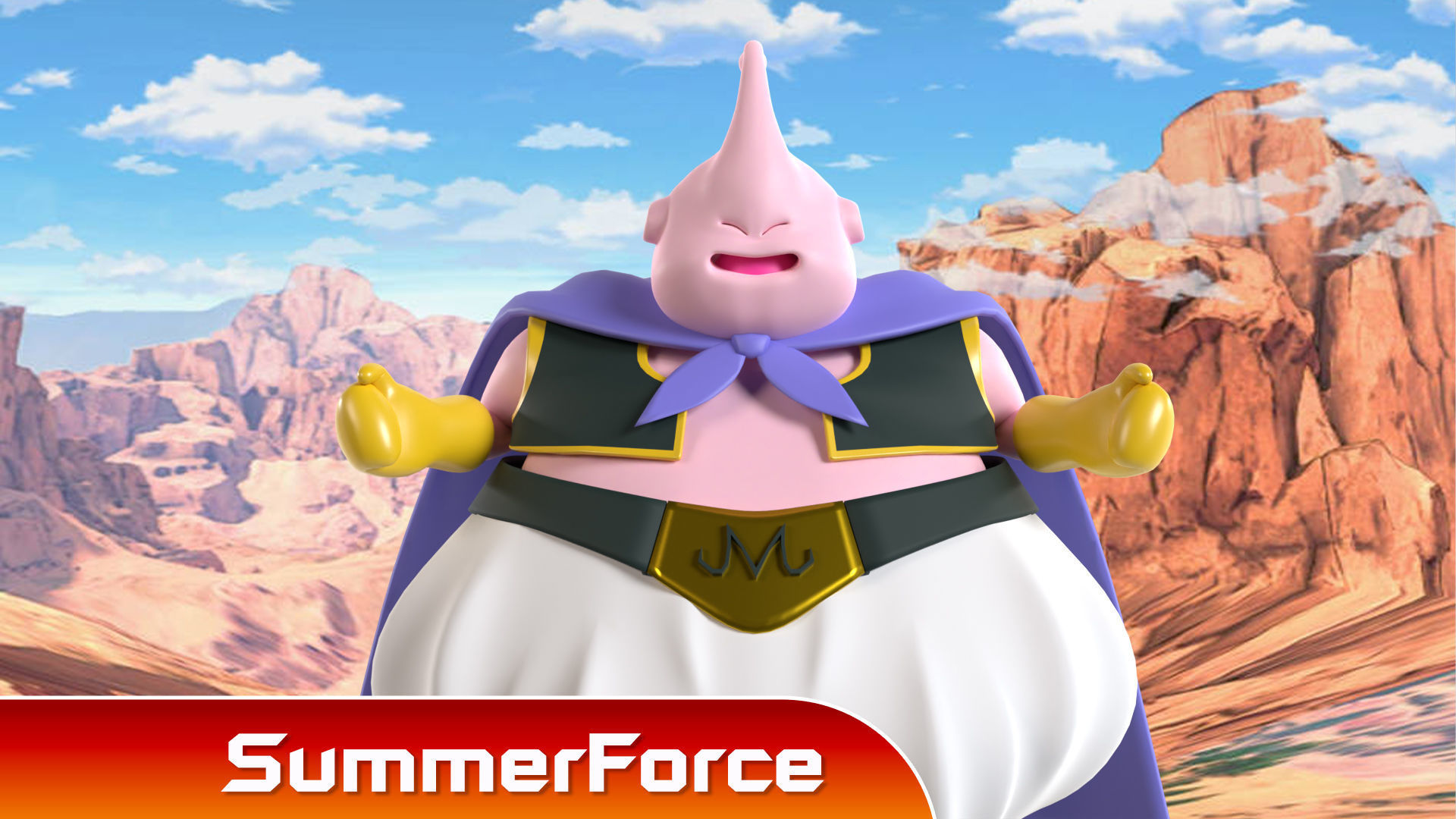Majin Buu - Dragonball 3D model_1