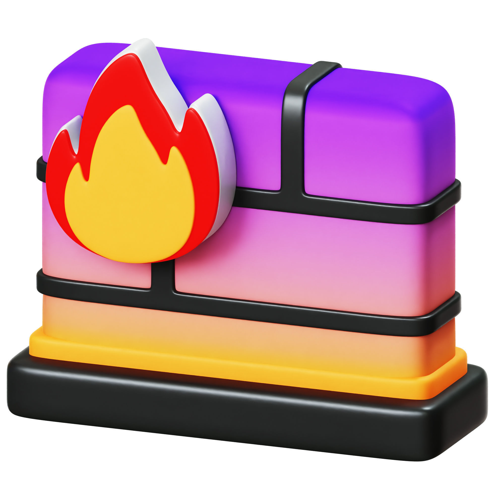 Cyber Security Icon Pack 3D Model Low-poly 3D model_9