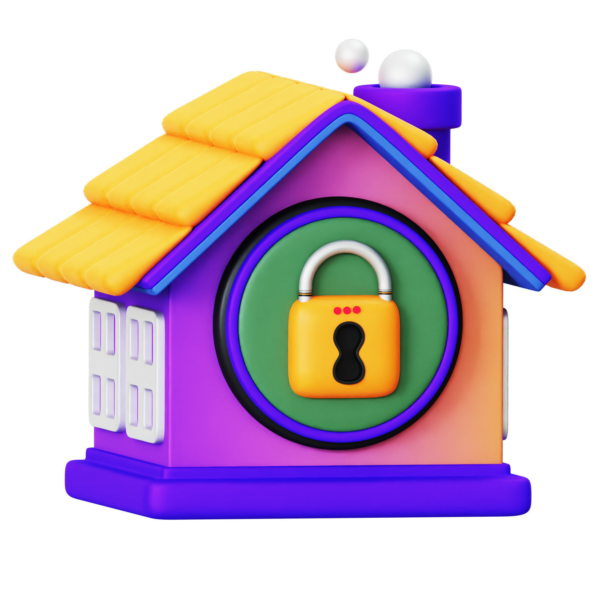 Cyber Security Icon Pack 3D Model Low-poly 3D model_11