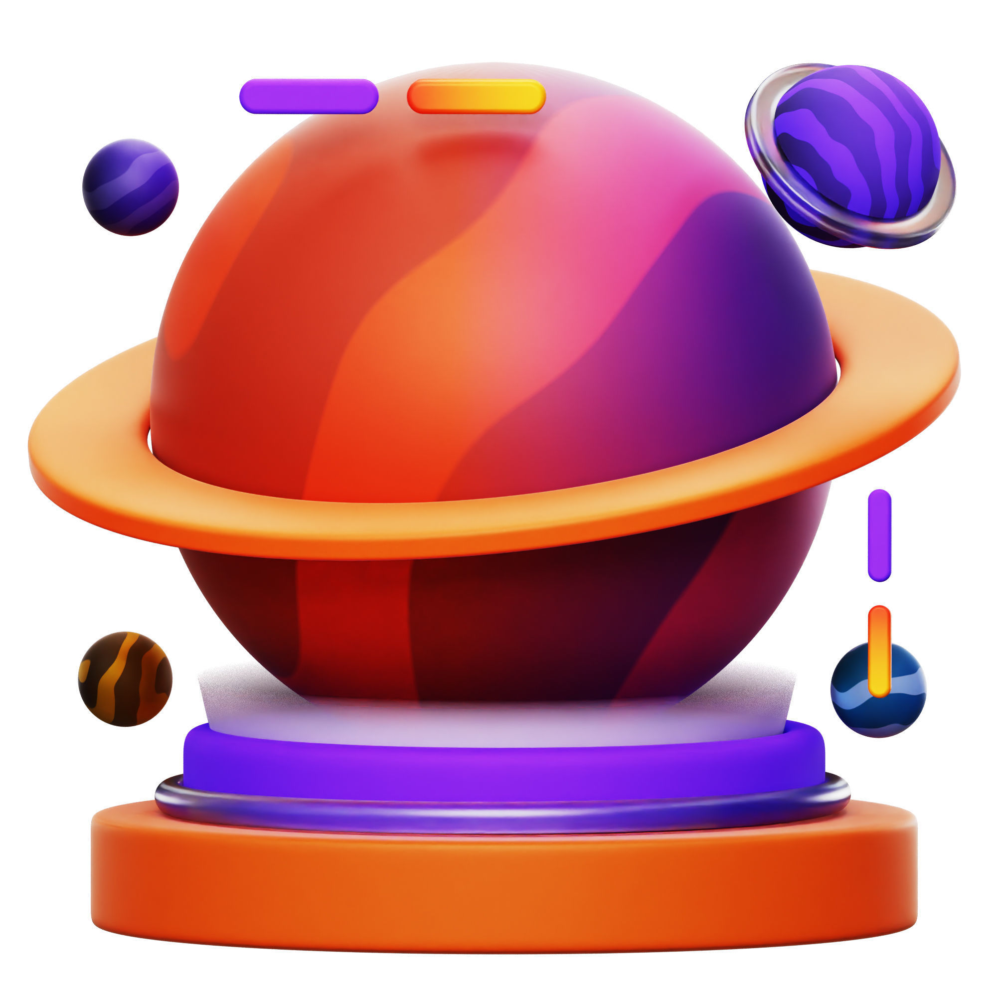 Metaverse Icon Pack 3D Model Low-poly 3D model_7