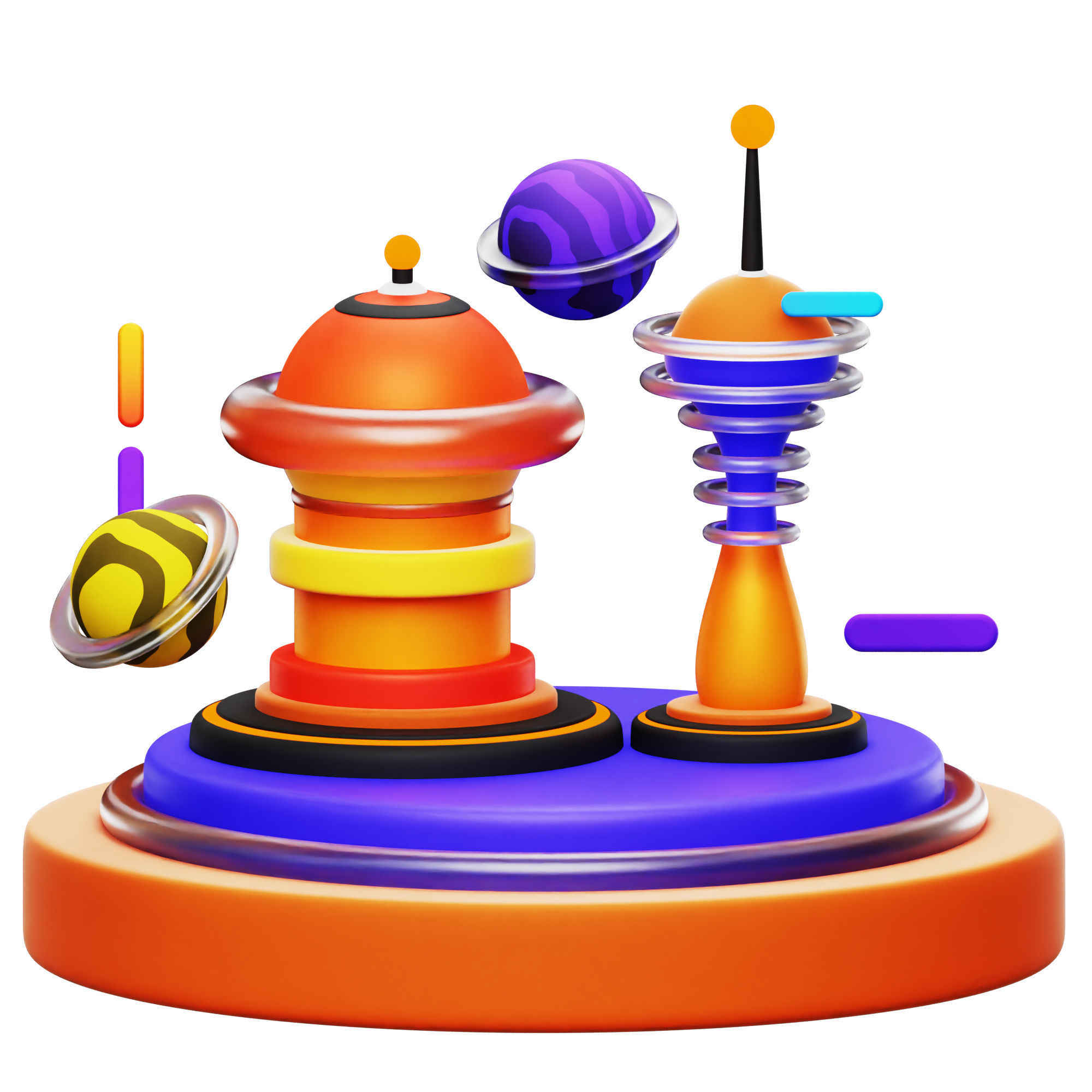 Metaverse Icon Pack 3D Model Low-poly 3D model_17