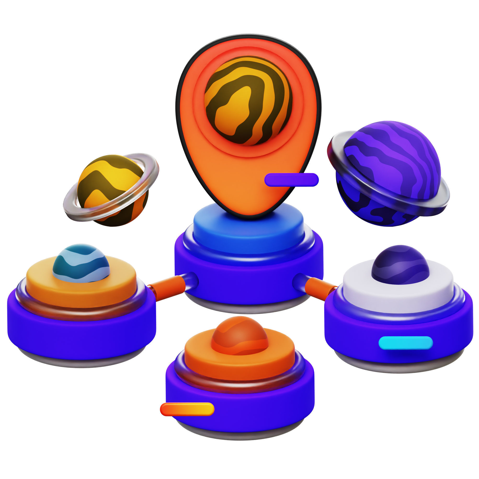 Metaverse Icon Pack 3D Model Low-poly 3D model_9