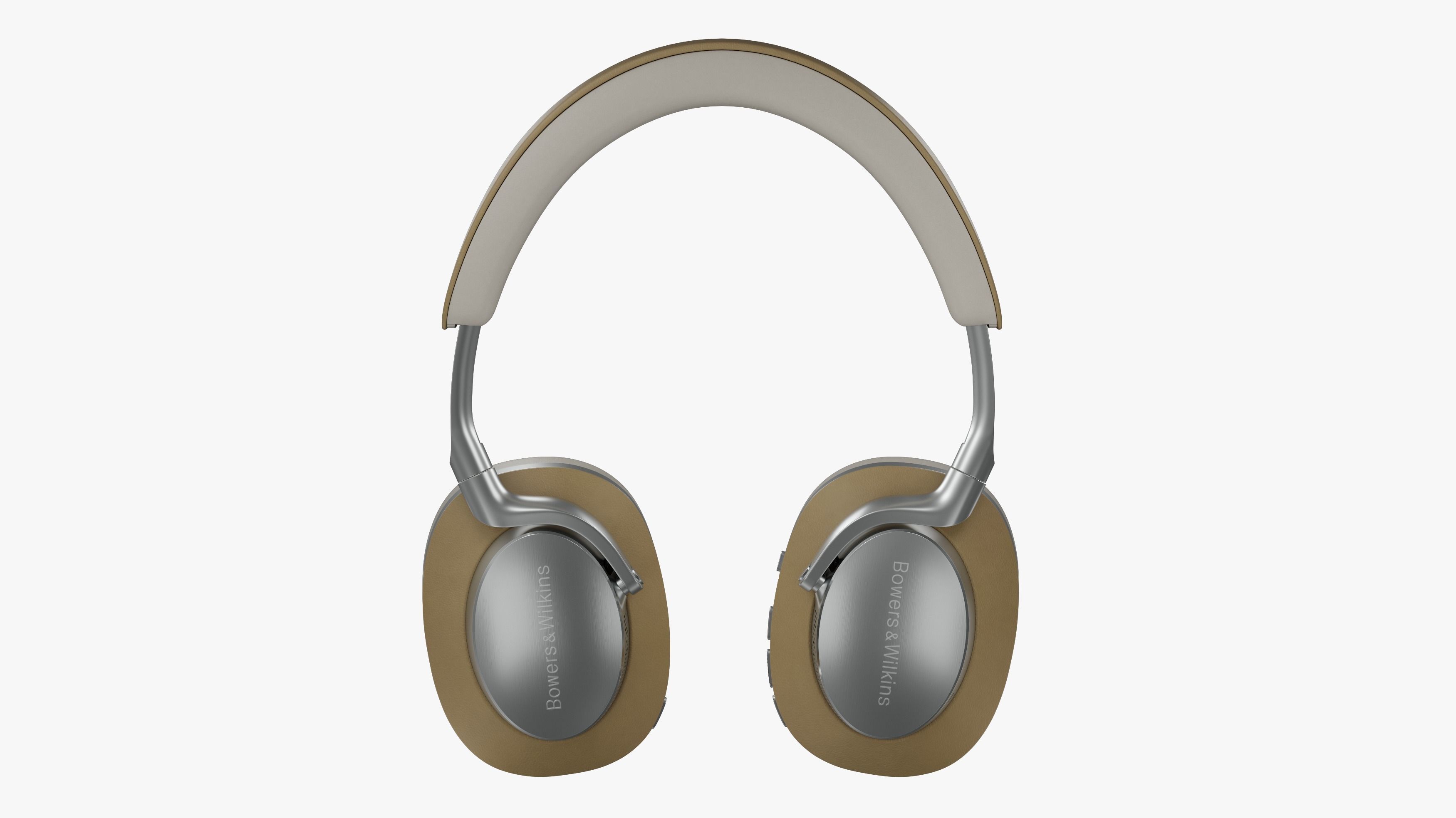 Headphone Bower and Wilkins Px8 Tan Leather 3D model_14