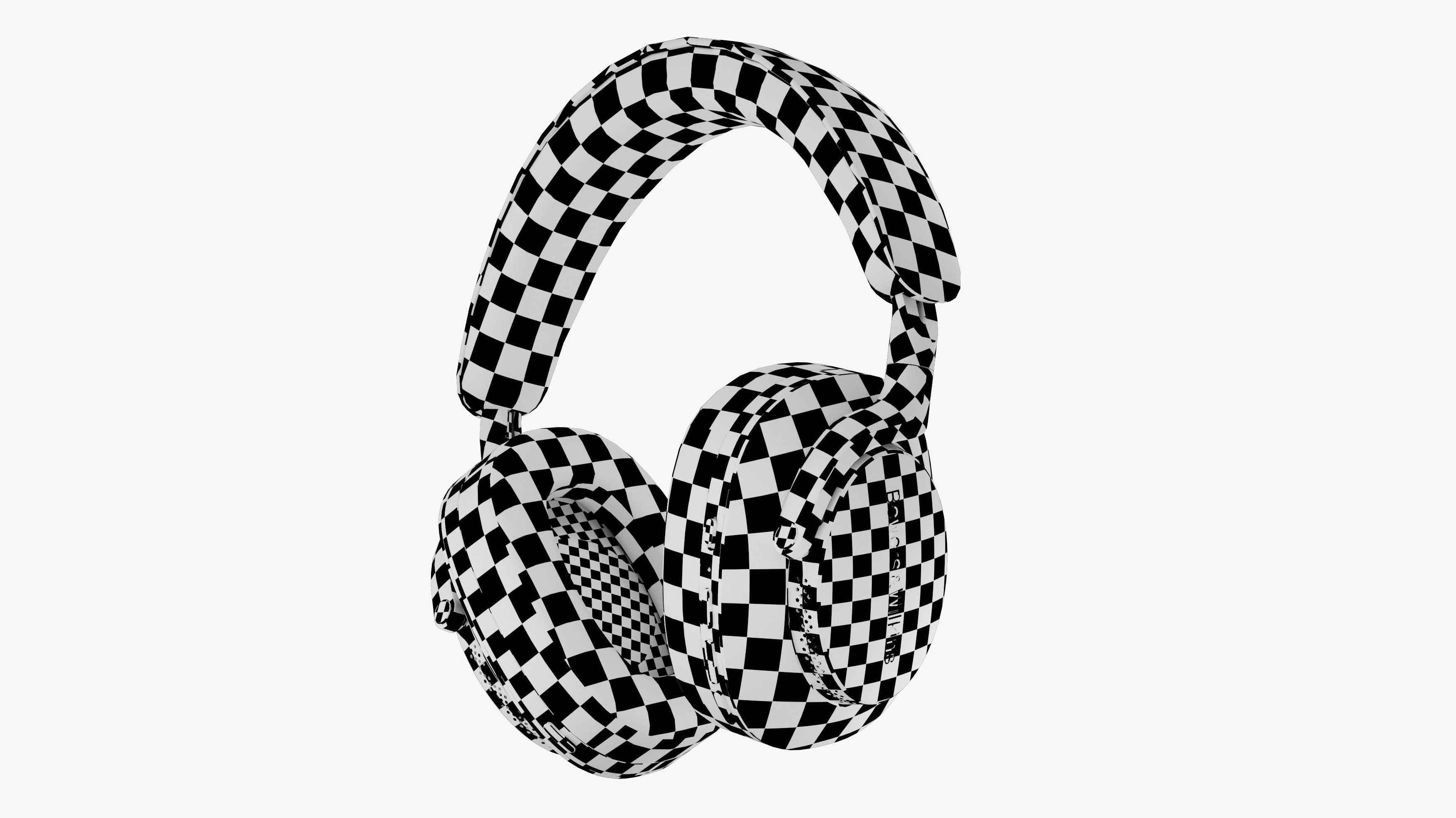 Headphone Bower and Wilkins Px8 Tan Leather 3D model_33