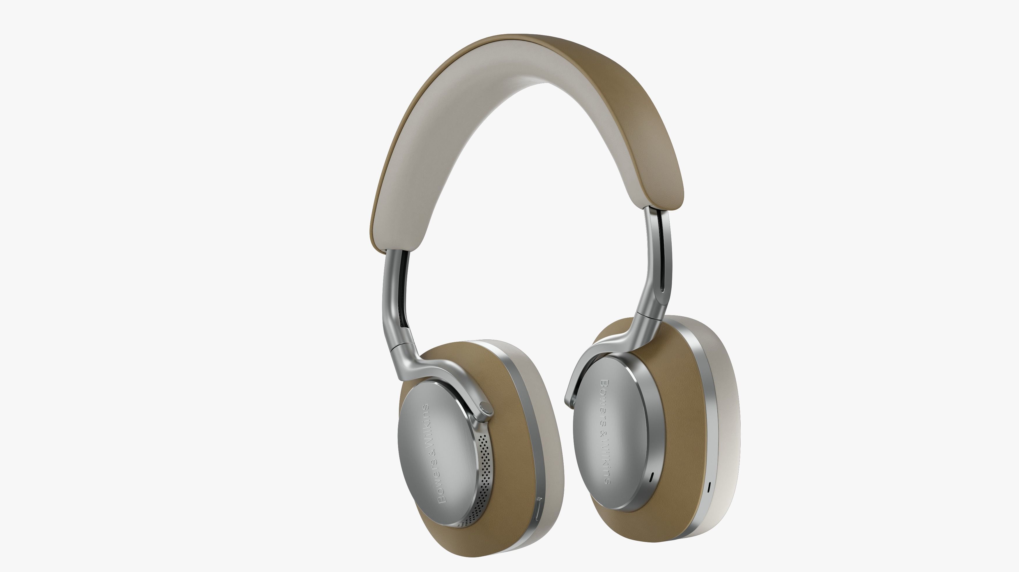 Headphone Bower and Wilkins Px8 Tan Leather 3D model_13