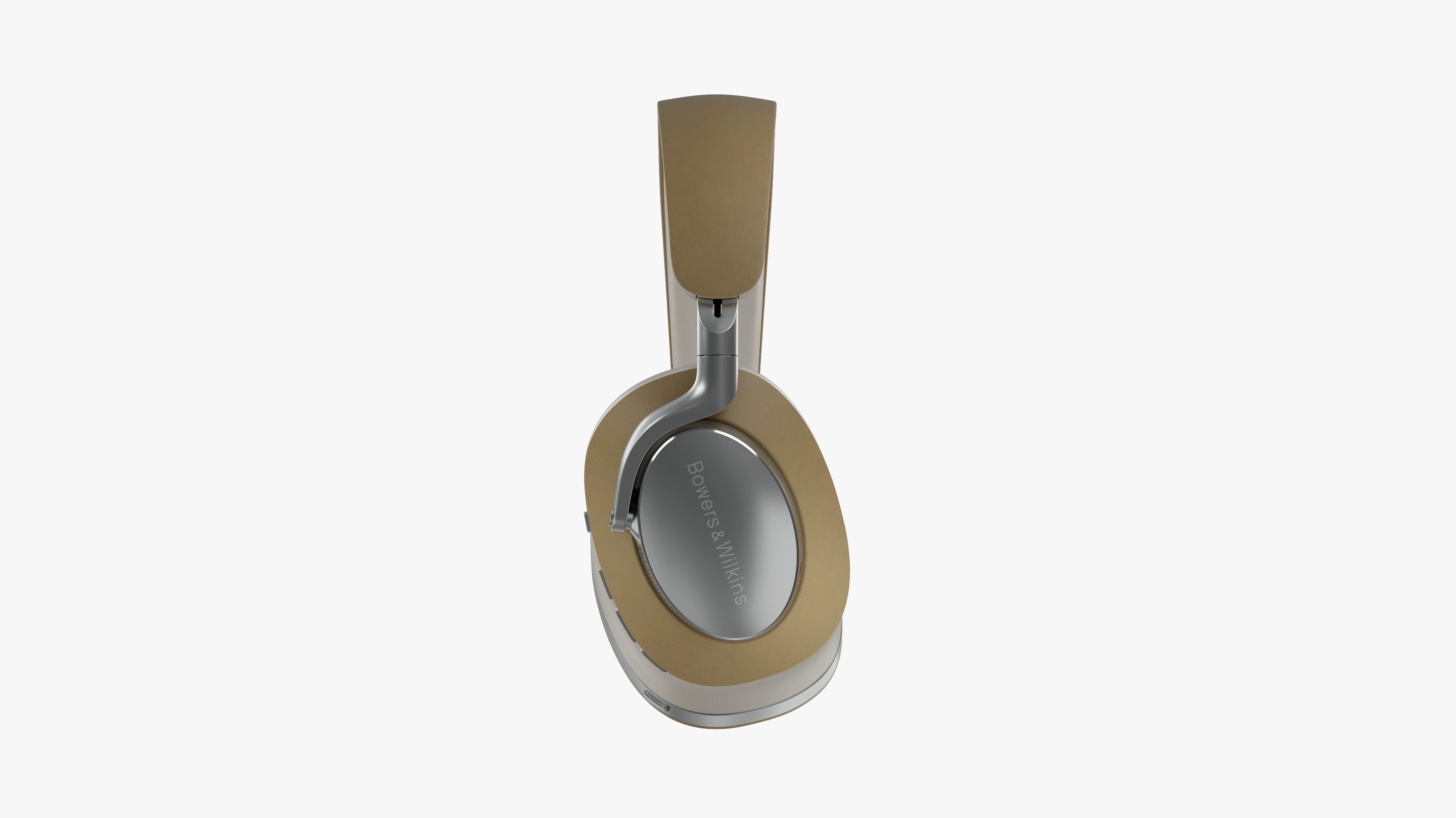 Headphone Bower and Wilkins Px8 Tan Leather 3D model_11