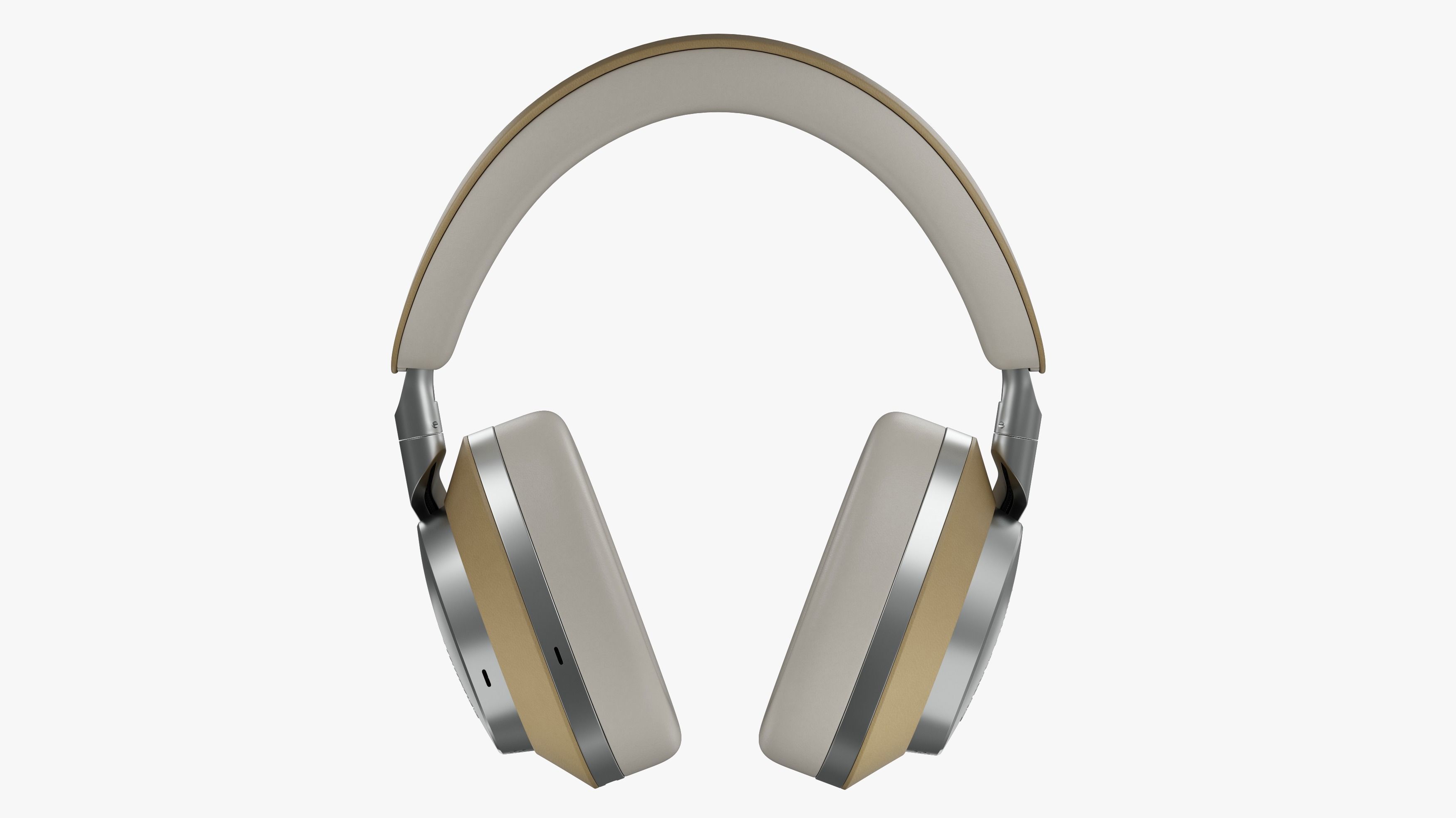Headphone Bower and Wilkins Px8 Tan Leather 3D model_5