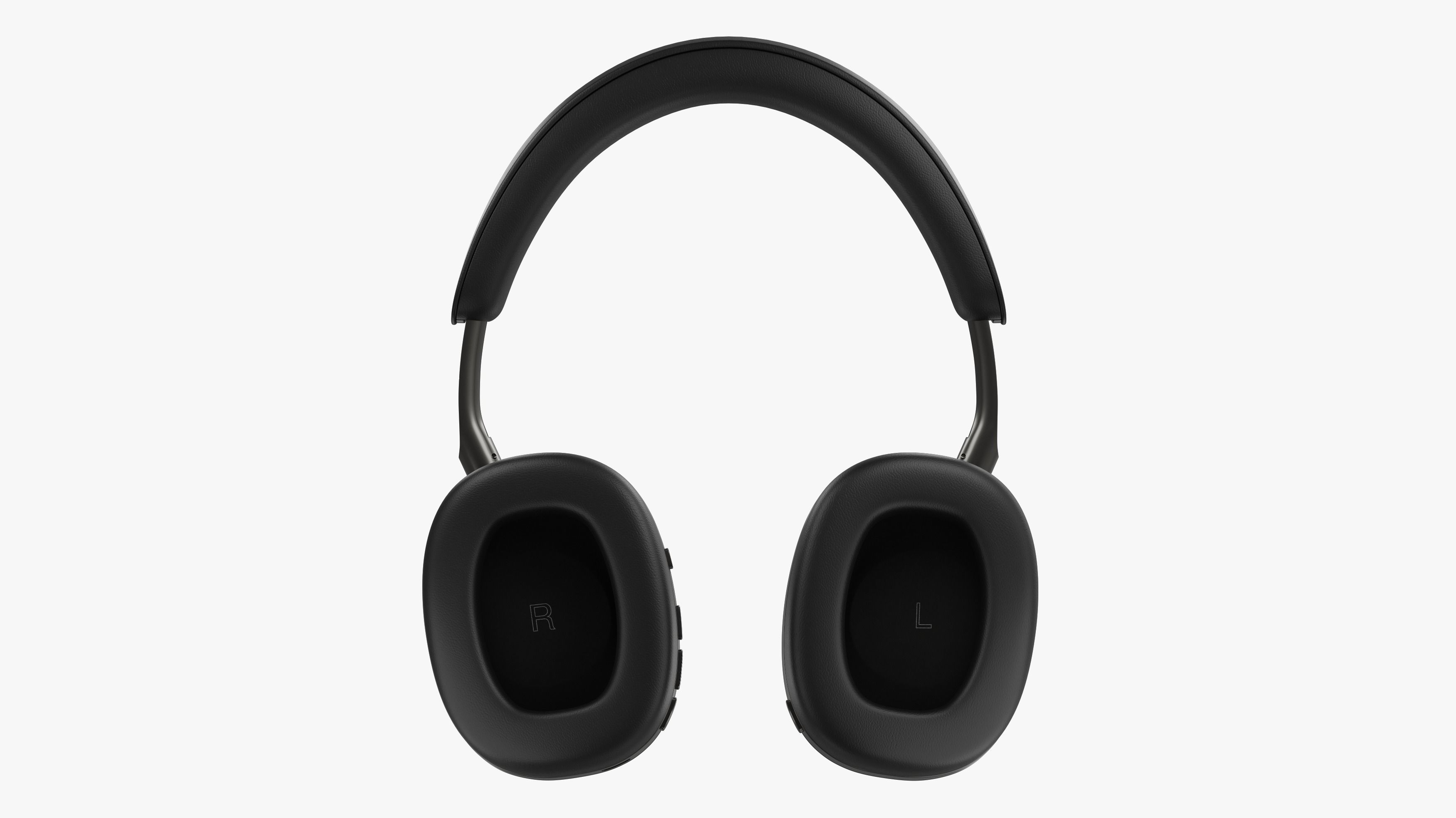 Headphone Bower and Wilkins Px8 Black Leather 3D model_16