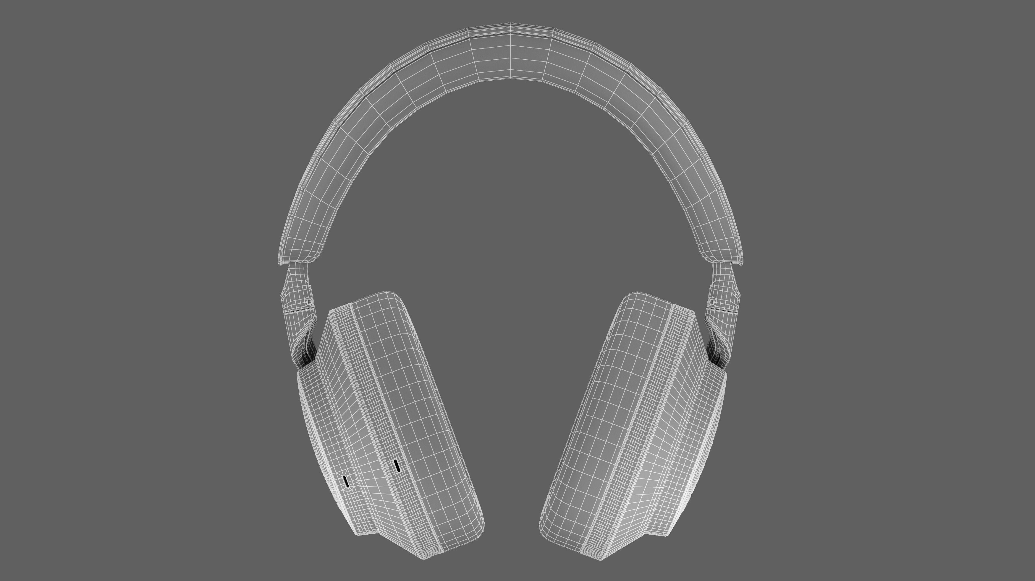 Headphone Bower and Wilkins Px8 Black Leather 3D model_24