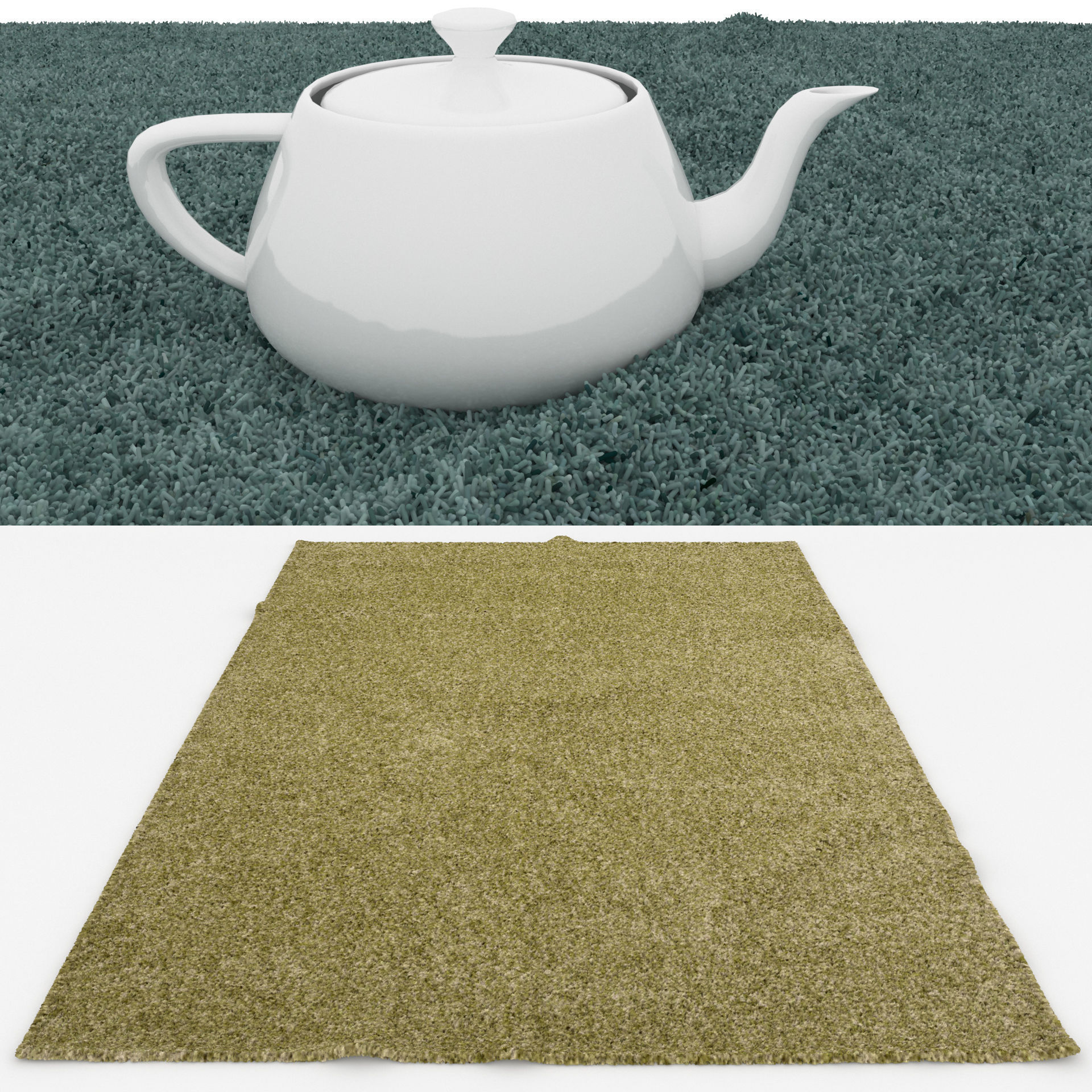 Rugs No 827 Low-poly 3D model_1