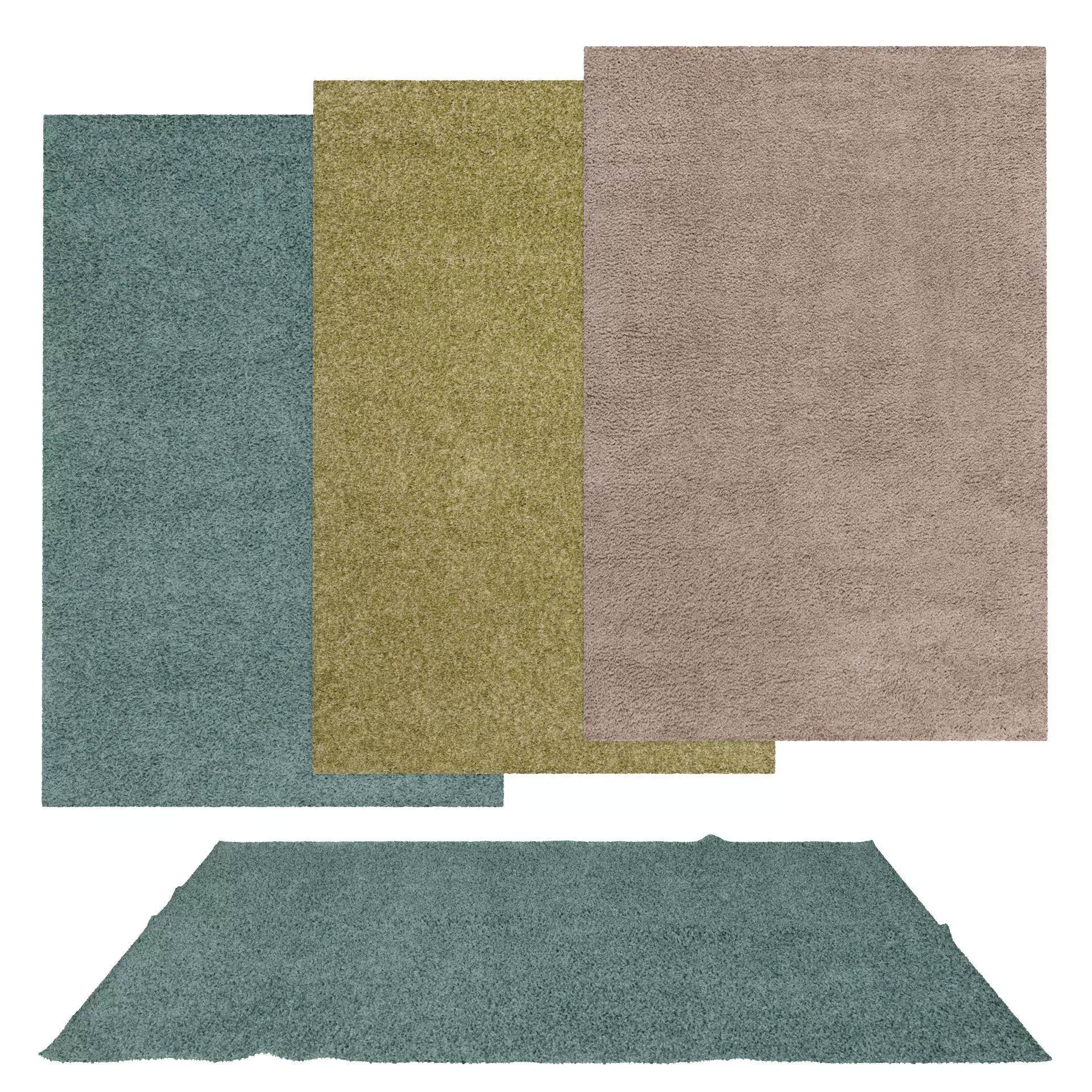 Rugs No 827 Low-poly 3D model_0