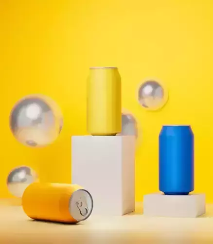 CAN 3D MODEL of soda