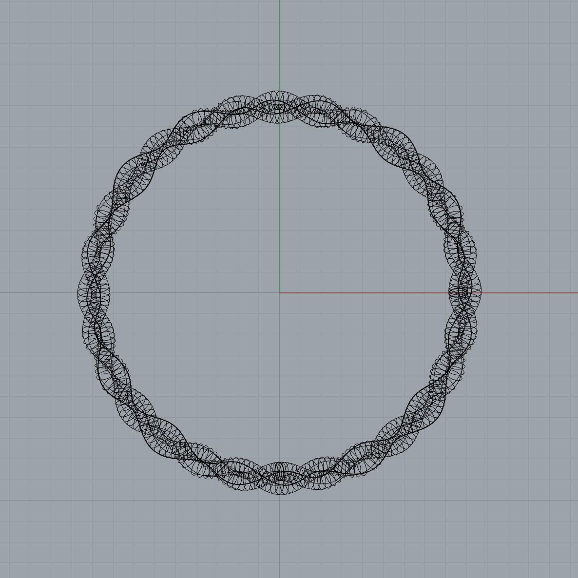 Elegant Helix Ring  3D print model_3
