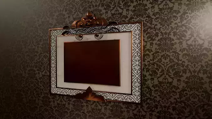 vintage carved frame