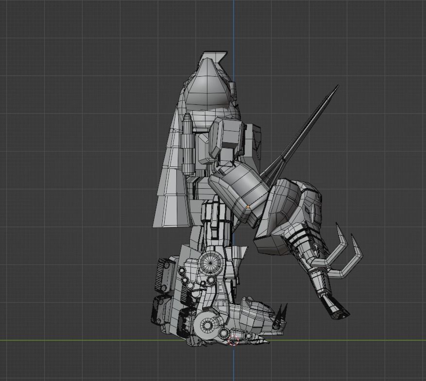 Megazord SD - Power Ranger 3D model_12