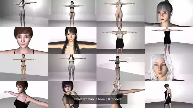 Female woman in bikini