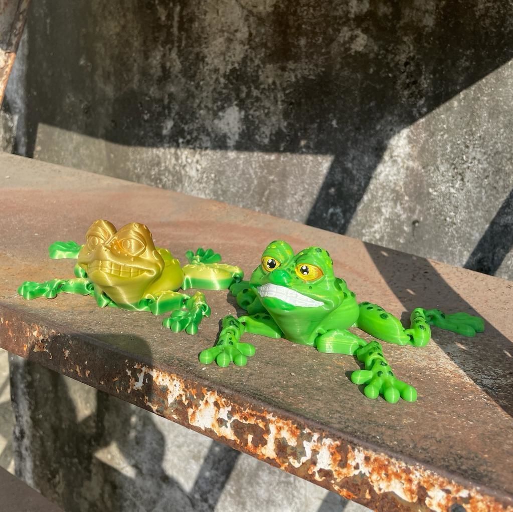 PRINT-IN-PLACE FLEXI TOAD ARTICULATED 3D print model_5