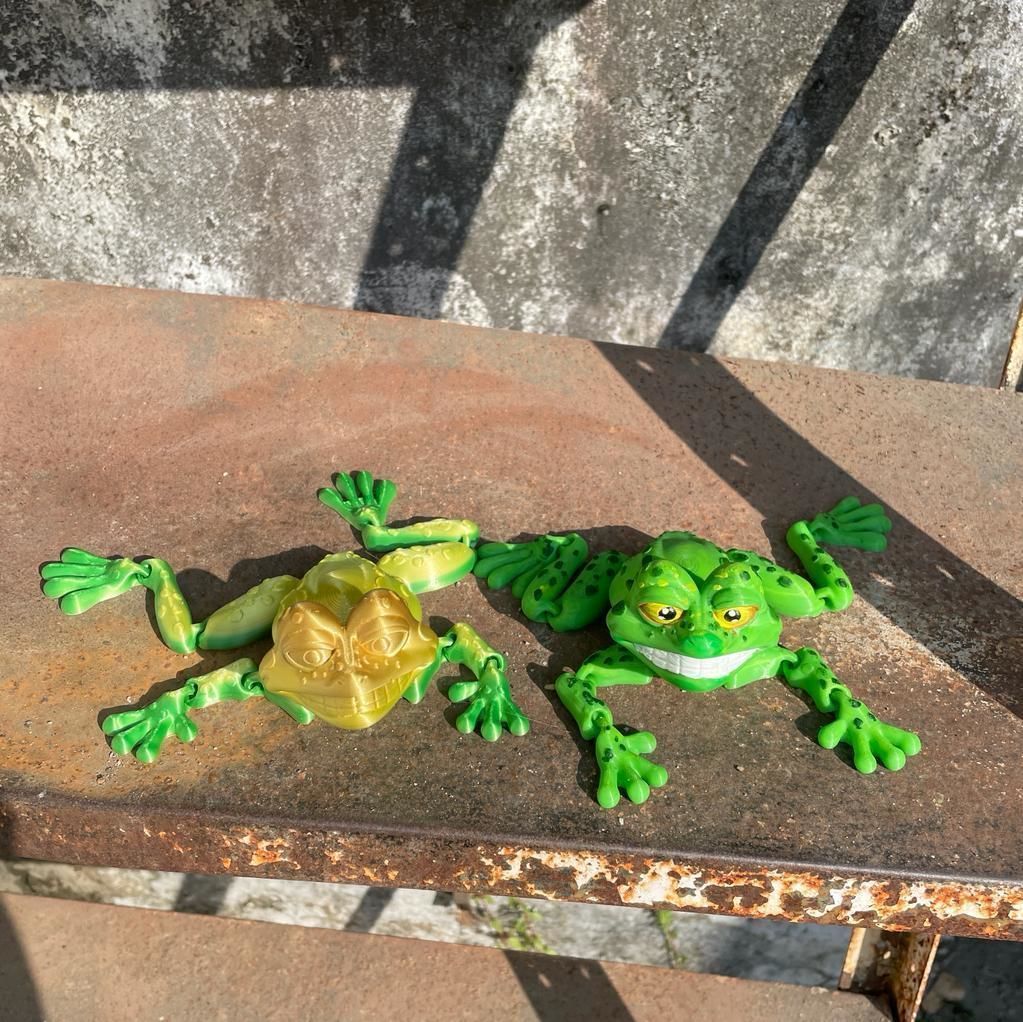 PRINT-IN-PLACE FLEXI TOAD ARTICULATED 3D print model_4