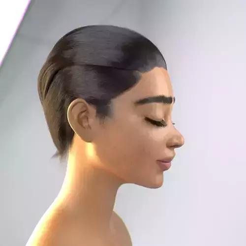 realistic character girl