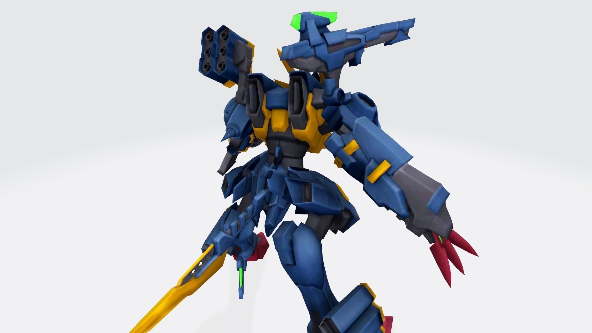 MetalGarurumon X robot 3D print model_12