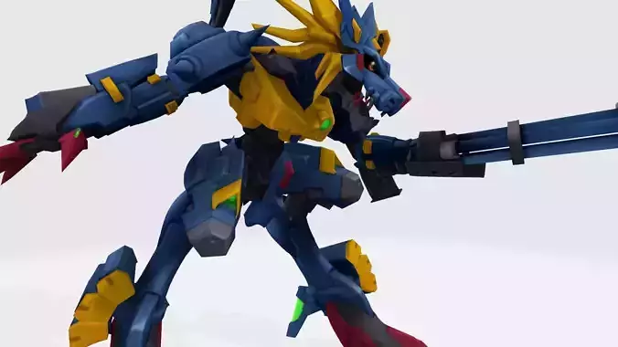MetalGarurumon X robot