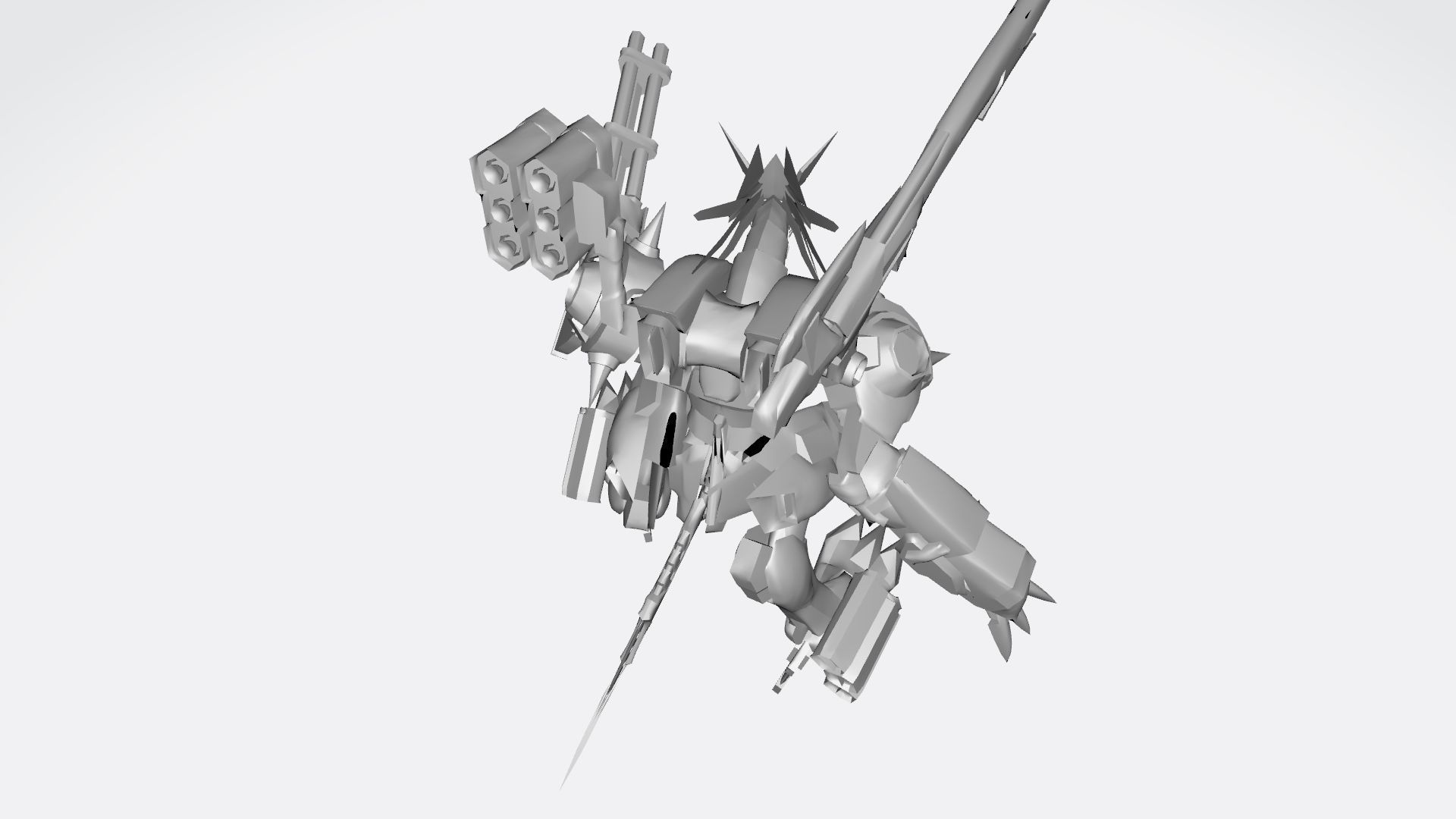 MetalGarurumon X robot 3D print model_17