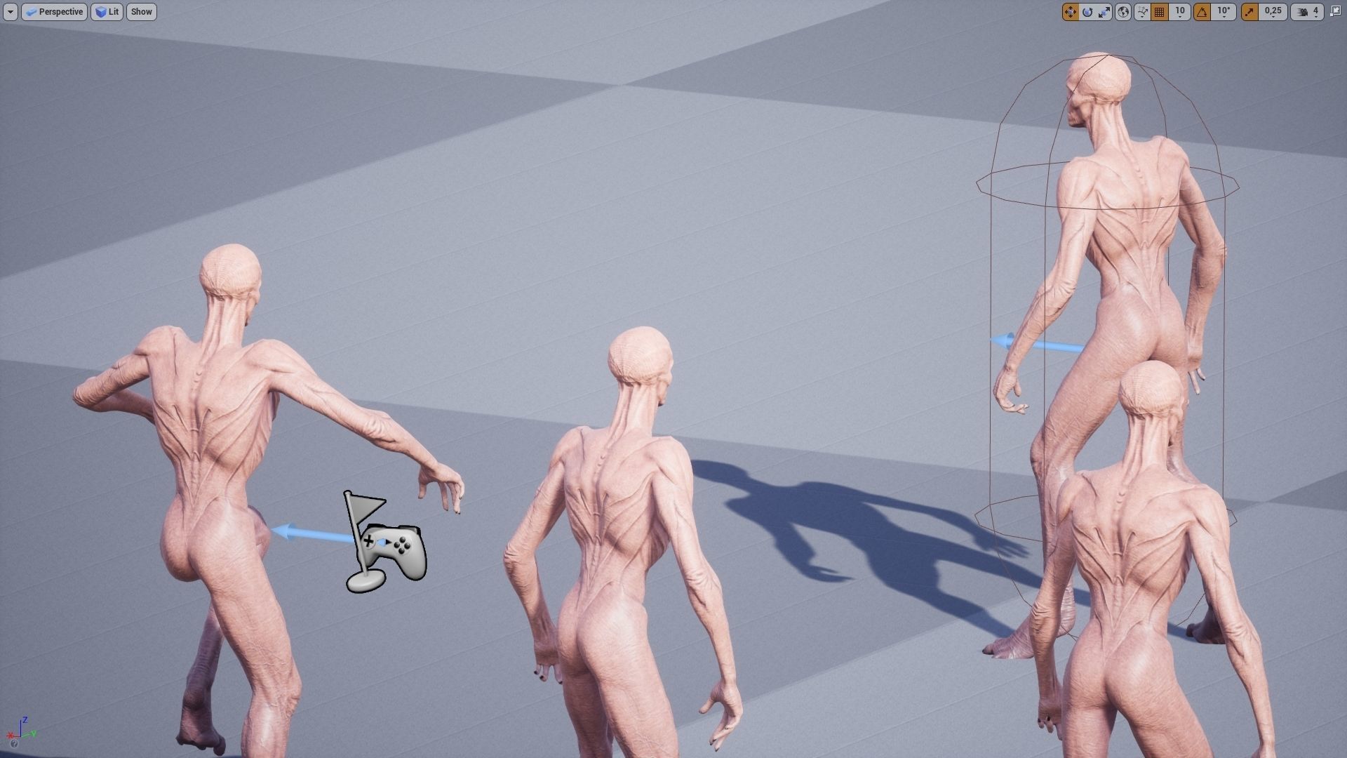 Alien Visitor Low-poly 3D model_18