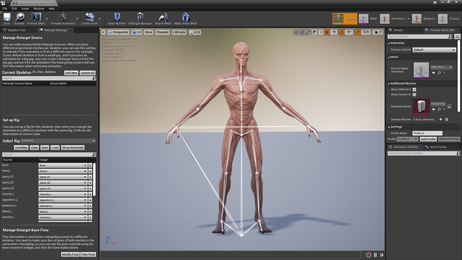Alien Visitor Low-poly 3D model_20
