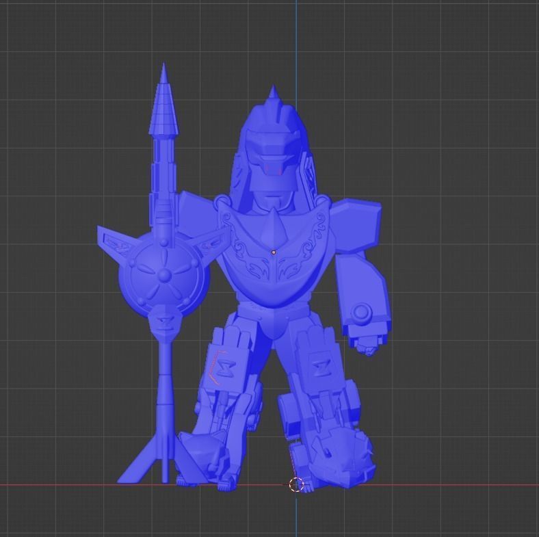 Dragonzord Battle Mode SD - Power Ranger 3D model_14