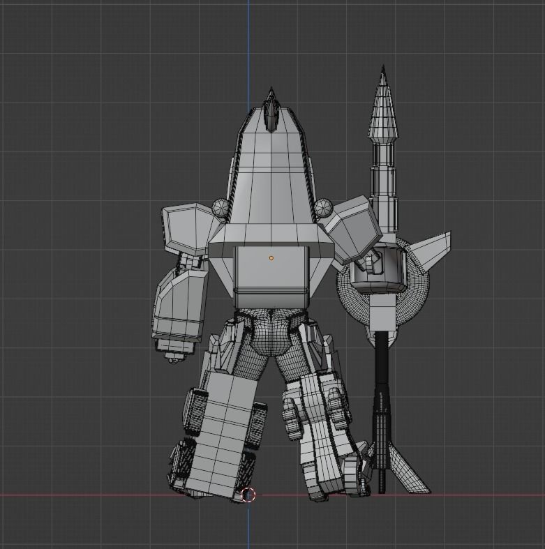 Dragonzord Battle Mode SD - Power Ranger 3D model_11