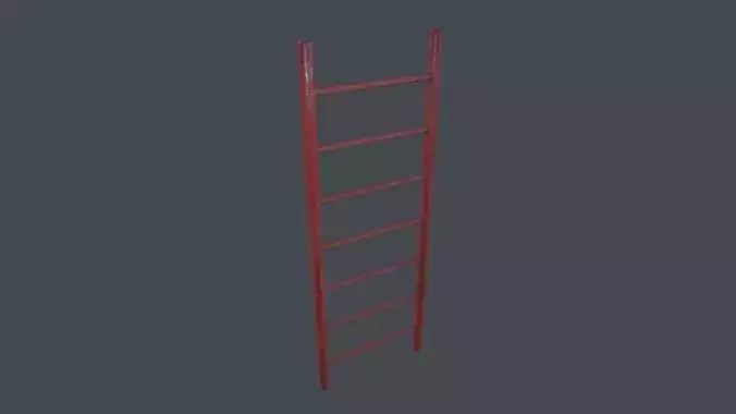 Iron ladder 3D Model