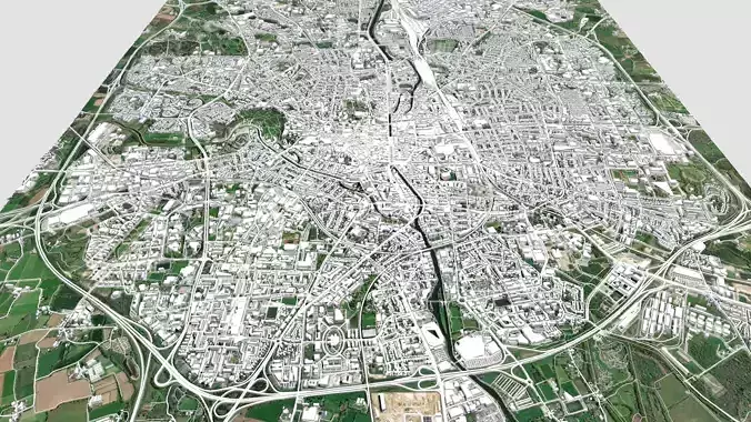 Cityscape Rennes France