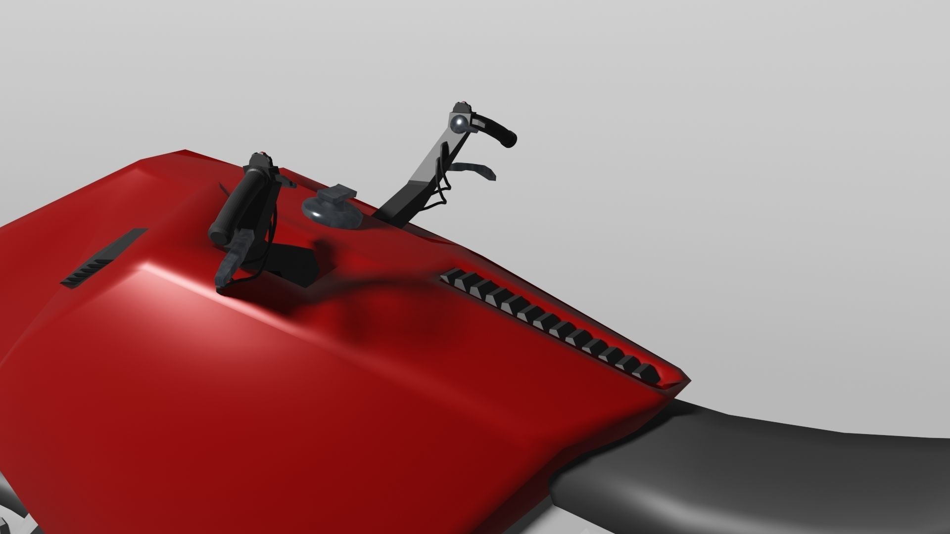 Futuristic motorbike 3D model_5