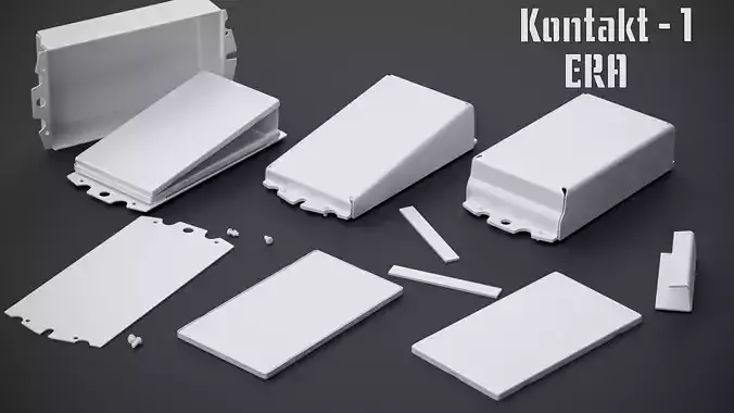Kontakt-1 - ERA for Tank  High Poly 3D model