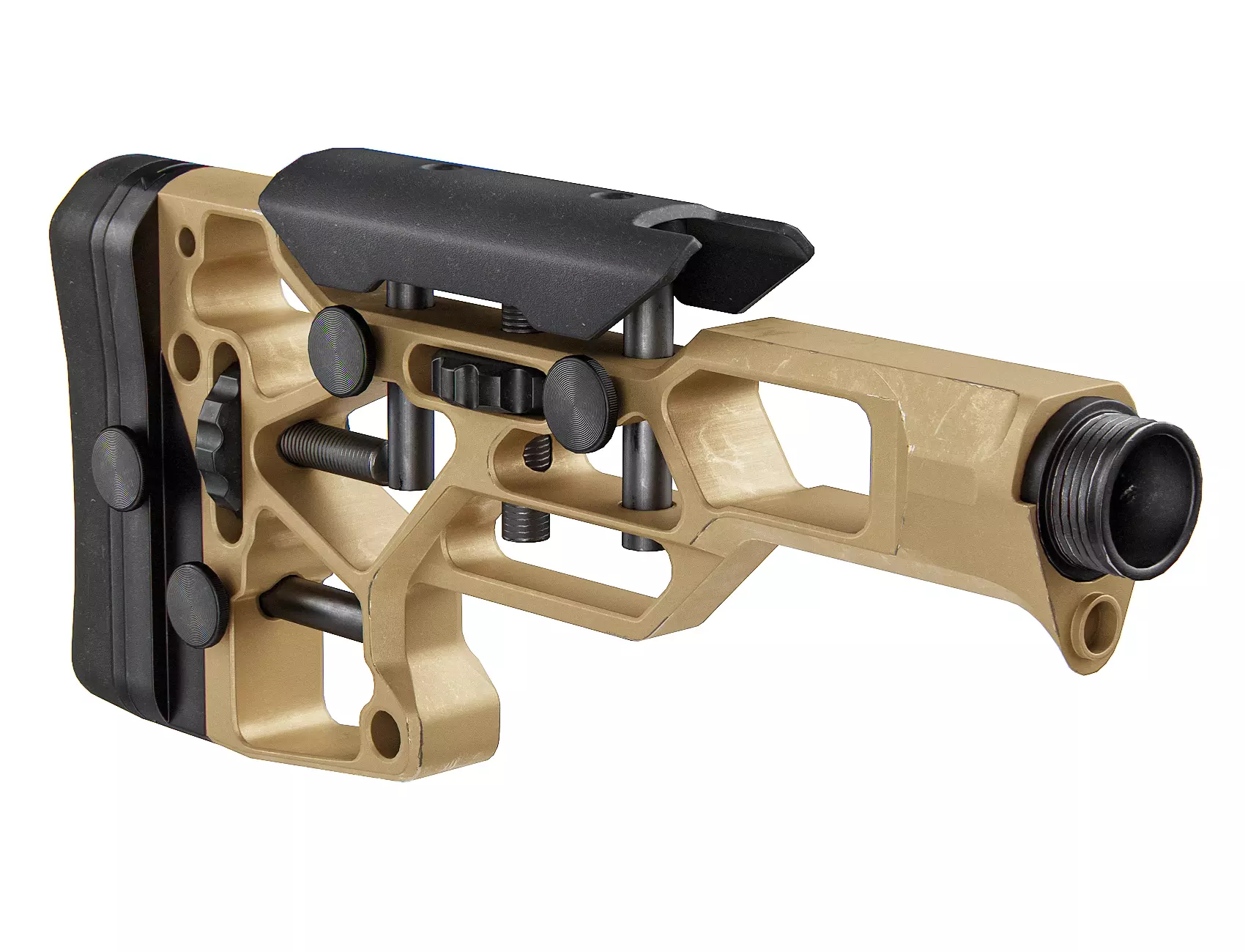 MDT SRS- Skeleton Rifle Buttstock Low-poly 3D model
