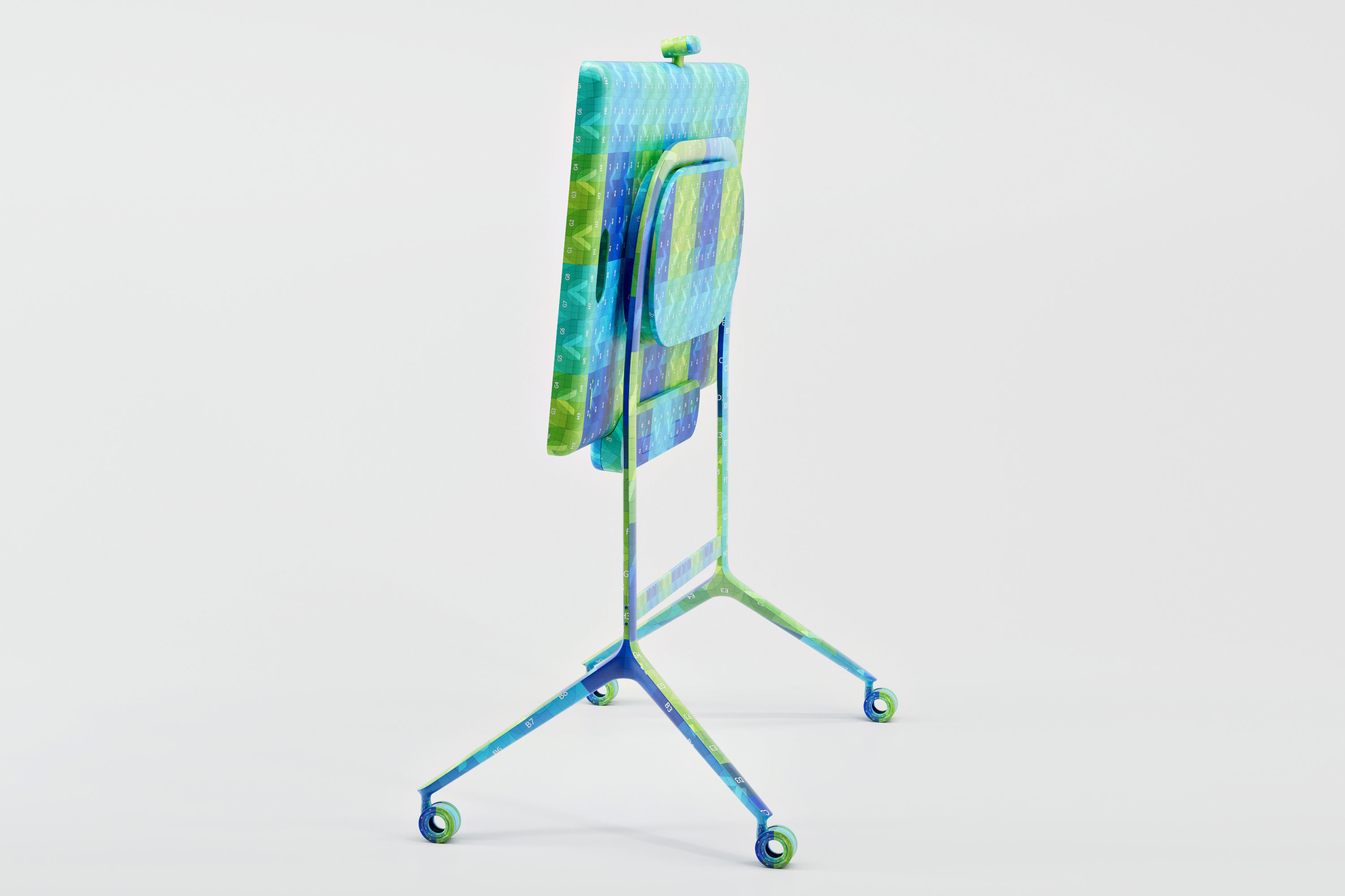 Google Meet Series One Board 65 by Avocor - All in One Smart TV 3D model_9