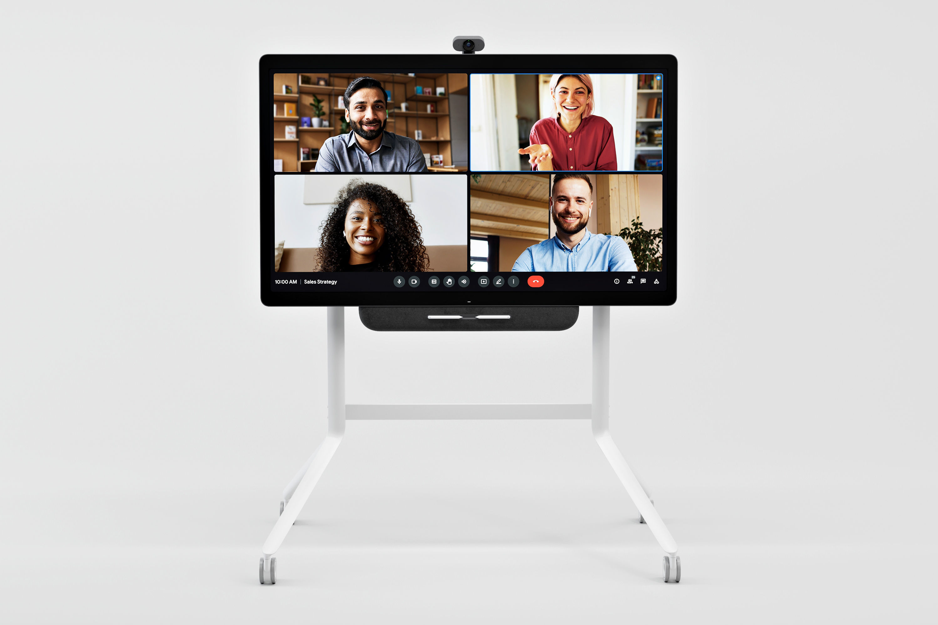 Google Meet Series One Board 65 by Avocor - All in One Smart TV 3D model_3