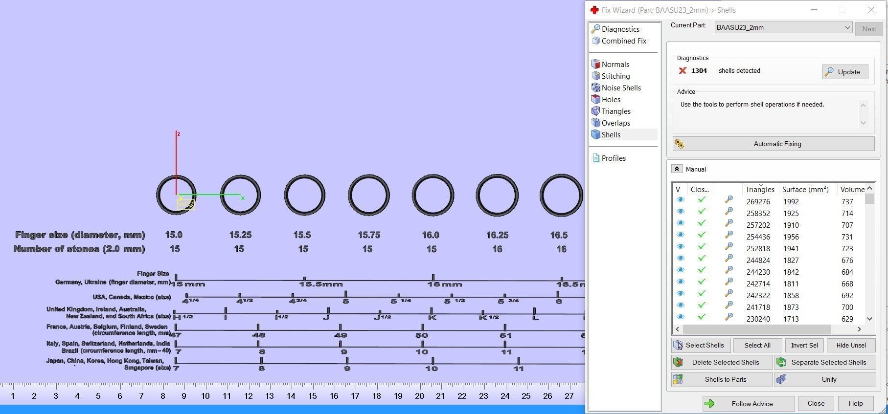 Eternity diamond ring 3D print model_7