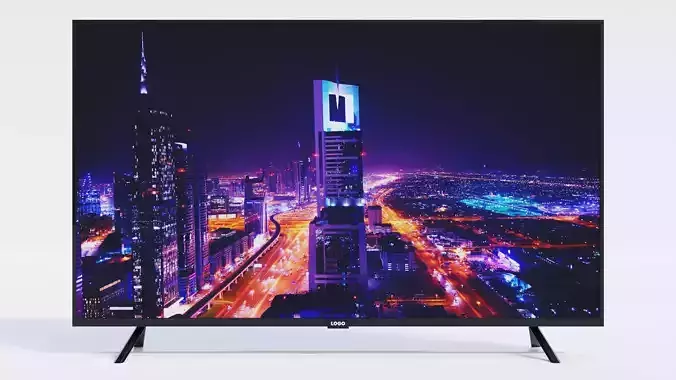 Smart TV 3D model