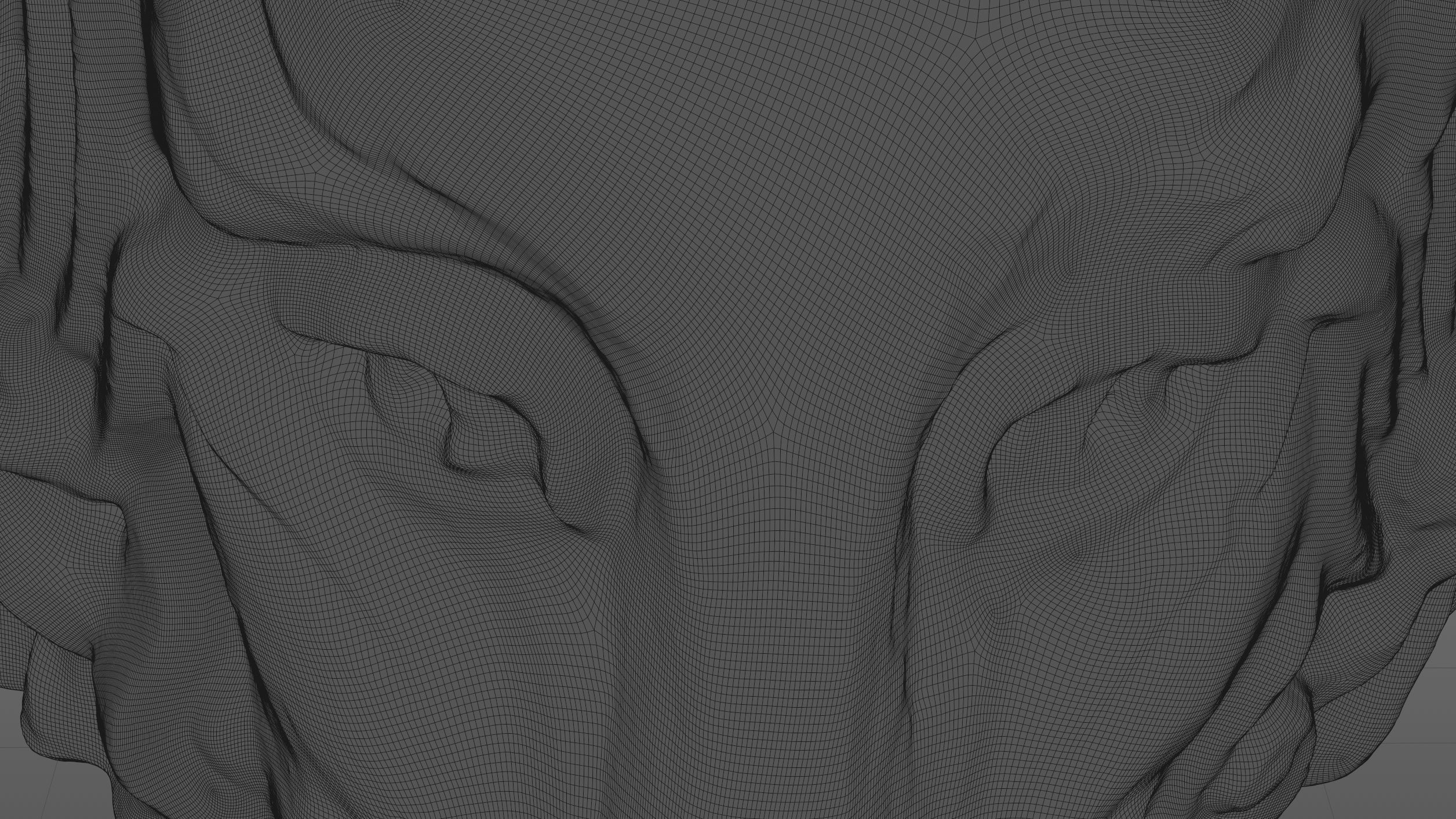 Medieval Sculpture Ram Head 3D model_7