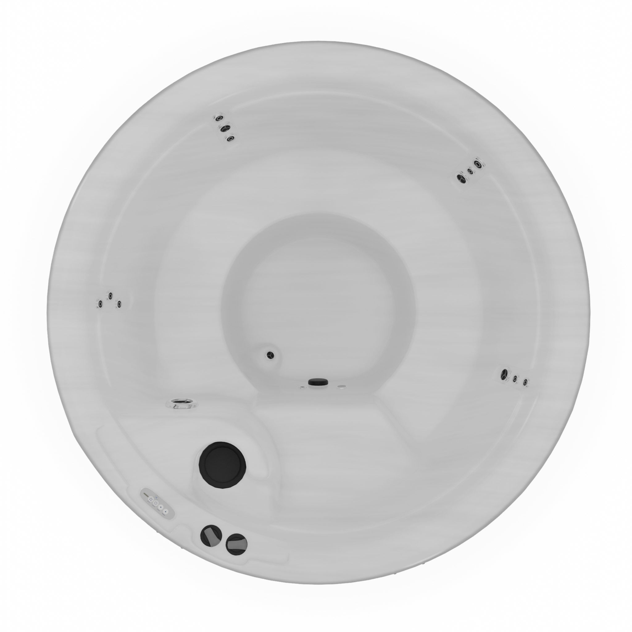 3D model of Hot Tub Jacuzzi Nordic Spas Sport All-In-110V Low-poly 3D model_3