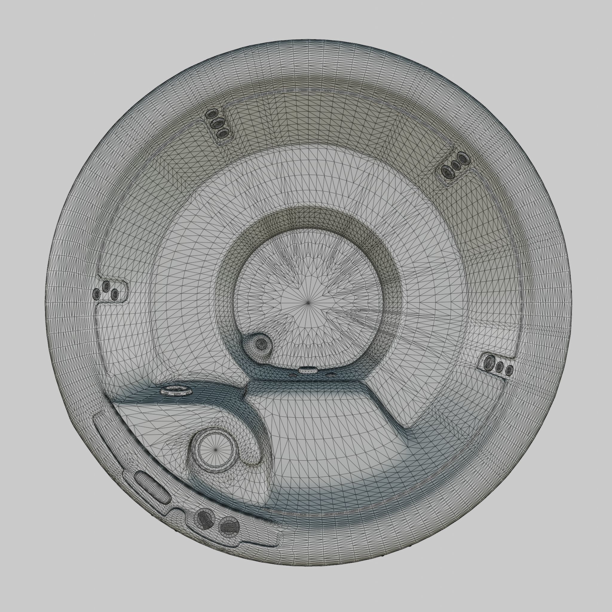 3D model of Hot Tub Jacuzzi Nordic Spas Sport All-In-110V Low-poly 3D model_7